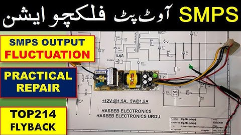 {259} SMPS Output voltage Fluctuation How To Repair SMPS Switch Mode Power Supply Output fluctuating