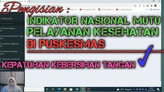 PENGISIAN APLIKASI INM I KEPATUHAN KEBERSIHAN TANGAN