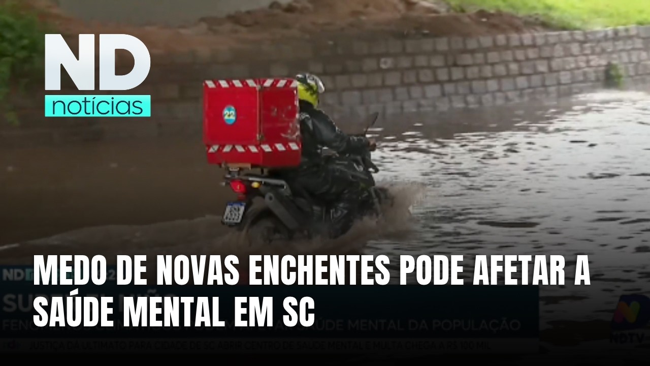 Enchentes e saúde mental: como lidar com o medo da chuva em Santa Catarina