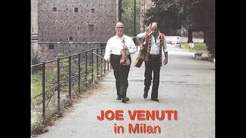 Joe Venuti in Milan with Lino Patruno & his friend...
