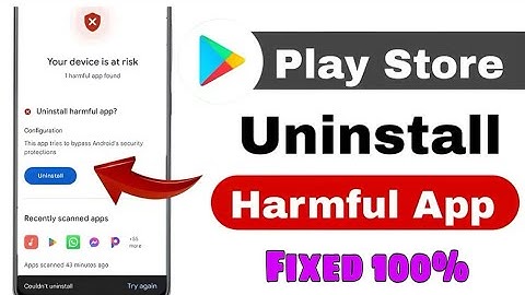 Harmful App Uninstall Nahi Ho Raha Hai | Your Device is at Risk | Harmful App Blocked 2025