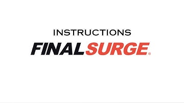 Instructions for using final surge