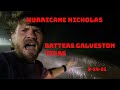 Hurricane Nicholas Makes Landfall In Texas; Batters Galveston Island