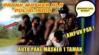 PRANK MASKER !!! BIKIN 1 TAMAN AUTO KOCAR KACIR HAHA PARAH - PRANK INDONESIA