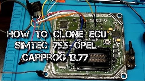 How to Clone ECU Simtec 75.5 Opel CarProg 13.77