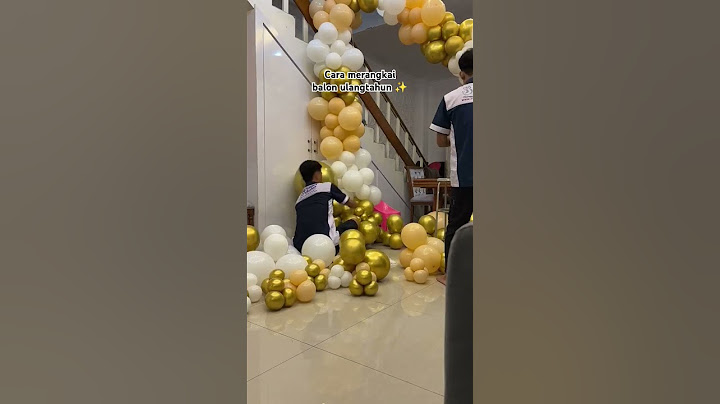 𝚃𝚞𝚝𝚘𝚛𝚒𝚊𝚕 merangkai balon #dekorasi #tutorial #dekorasibalonulangtahun #fyp #diycrafts #creative