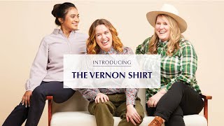 Meet the Vernon Shirt, a curvy and plus size button-up sewing pattern from Cashmerette