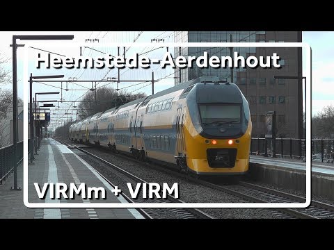 Haltering VIRM + VIRMm op station Heemstede Aerdenhout!