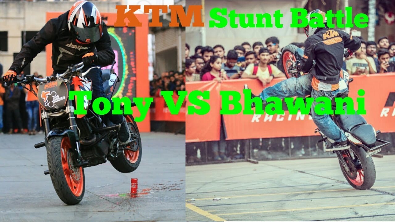 KTM Stunt Battle  Tony VS Bhawani  Jaipur