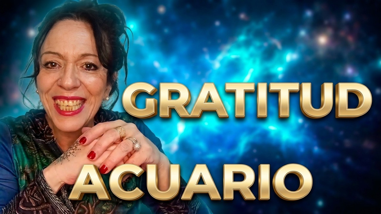 ♒️ ACUARIO: ¿Por qué la GRATITUD cambiará todo hoy? 🧿 l Metamorfosis Zodiacal