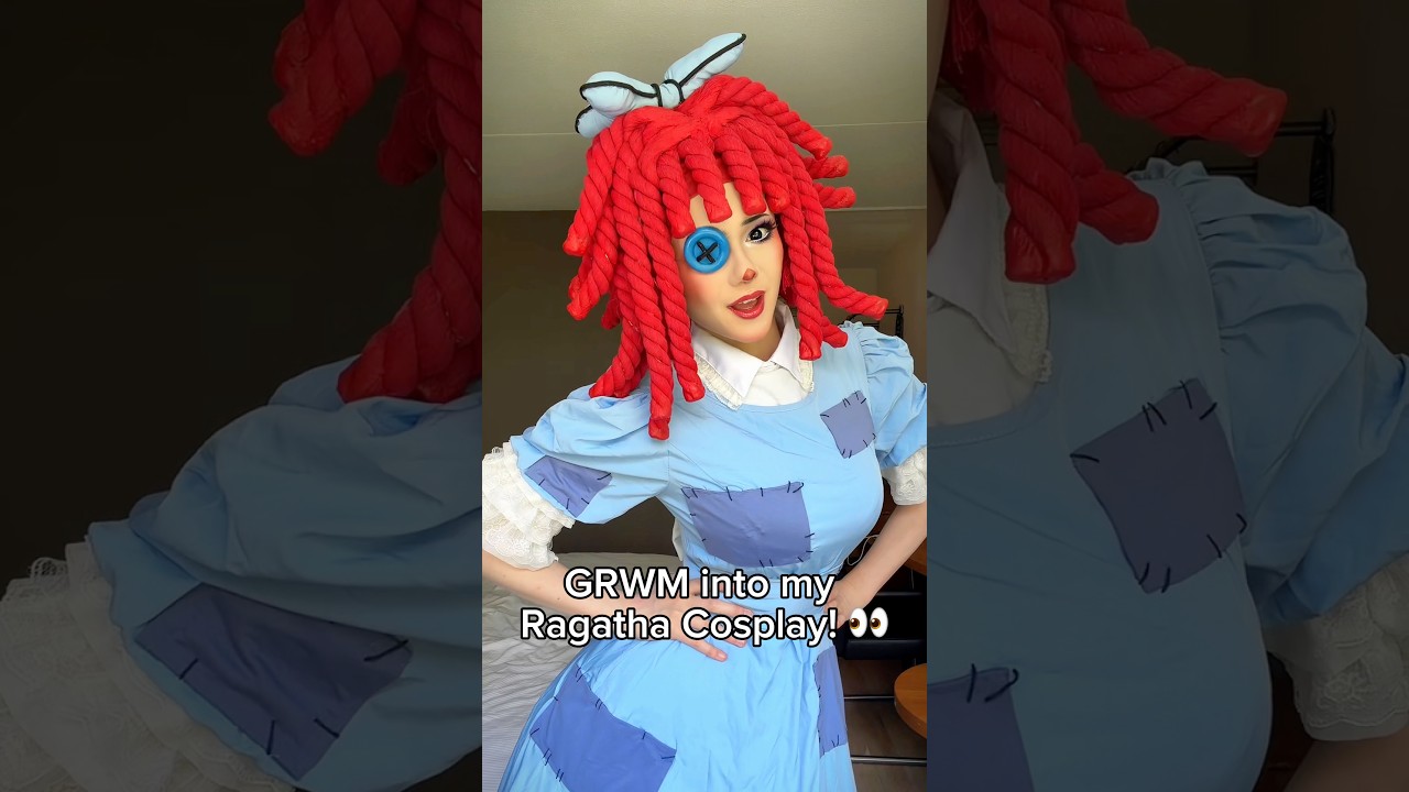 GRWM into my Ragatha Cosplay from TADC! #tadc #theamazingdigitalcircus #cosplay
