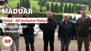 MADUAR - Súťaž | Hotel Plejsy Wellness & Fun Resort - Záverečné poďakovanie