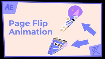 Page Flip Animation. The Sticker Effect in After Effects 2023. Motion design tutorial
