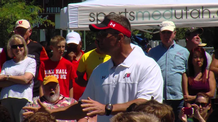 Utah Head Coach Kyle Whittingham: "Be an elite person"