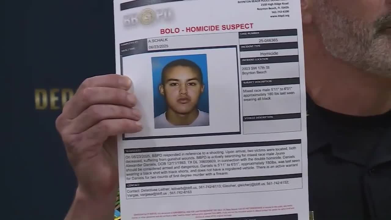 Boynton Beach Police Department holds press conference on shooting that ...