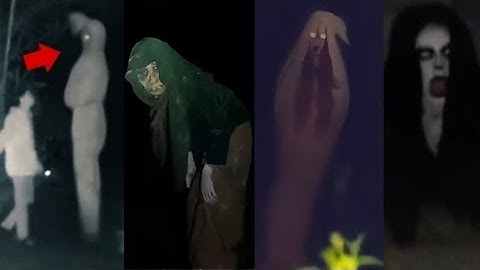 10 PENAMPAKAN TERSERAM DI DUNIA KUNTILANAK DAN POCONG | PENAMPAKAN HANTU TERSERAM DAN TERJELAS