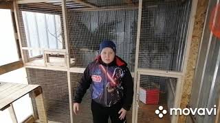 Новый вольер для моих певчих птиц. УРАГУС!!! / A new aviary for my songbirds. URAGUS/!