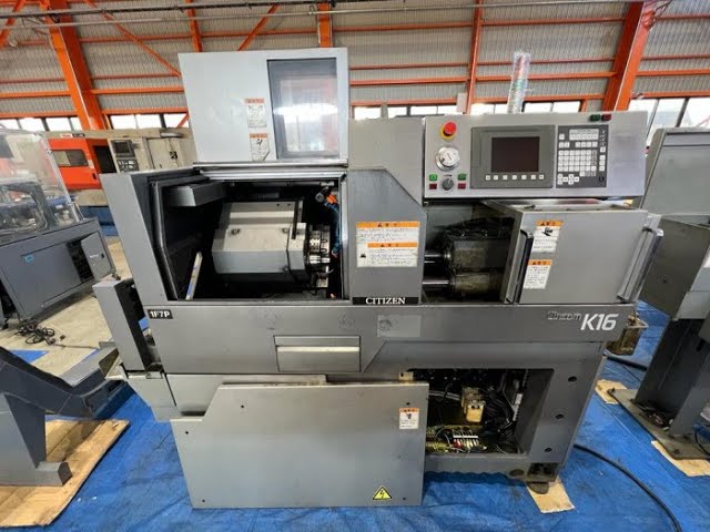 Citizen K16 VIIP CNC Sliding Headstock Screw Machine - YouTube