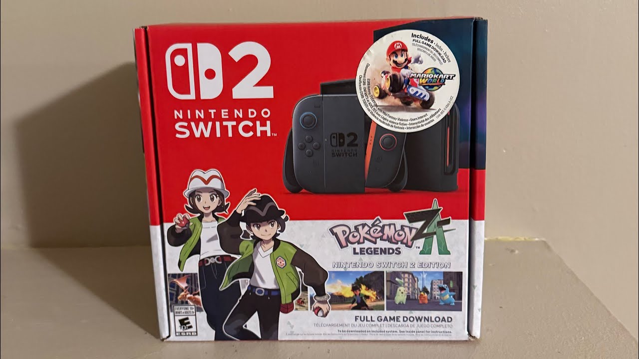 Pokémon Legends: Z-A Nintendo Switch 2 Bundle UNBOXING! - YouTube