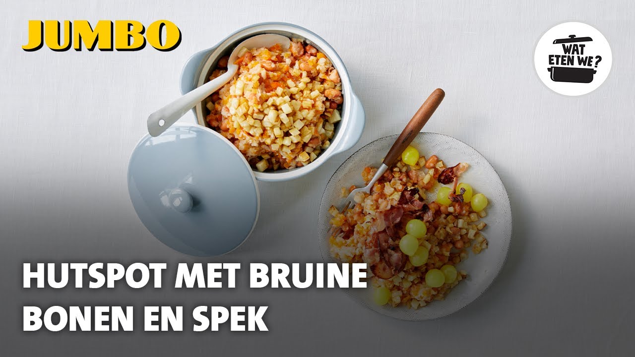 Wat eten we? Hutspot met bruine bonen en spek - YouTube Wat Eten We? Hutspot Met Bruine Bonen En Spek - Youtube