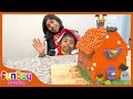 Halloween Cookie House Decoration | Halloween fun with Urvi and Apu - FunDay Family || @FunDayKid
