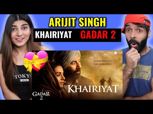 Khairiyat | Gadar 2 | Sunny Deol, Ameesha Patel, Utkarsh | Mithoon, Arijit Singh | REACTION !!