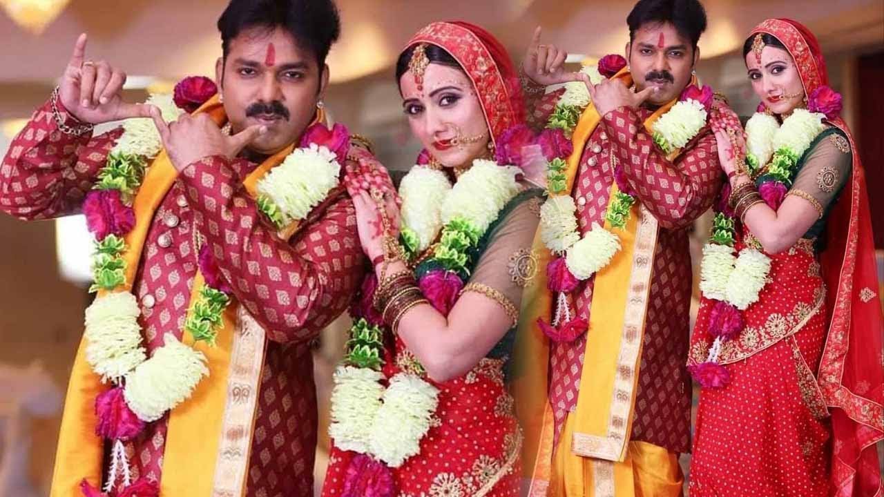 Pawan Singh & Harshika Poonacha Gets Marriage | पवन सिंह हर्षिका पूनच्चा ने रचाई शादी ! - YouTube