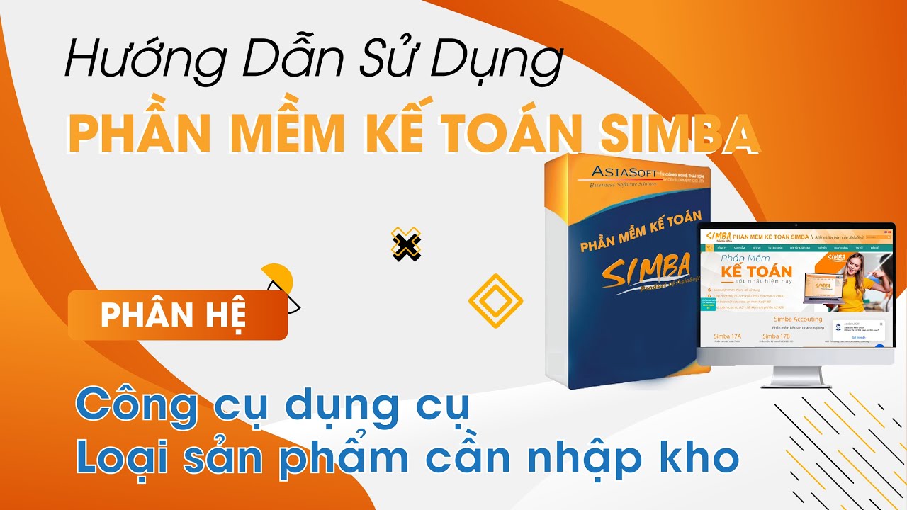 Hướng dẫn phần mềm kế toán SIMBA – Phân hệ Công cụ dụng cụ – Loại Sản Phẩm Cần Nhập Kho