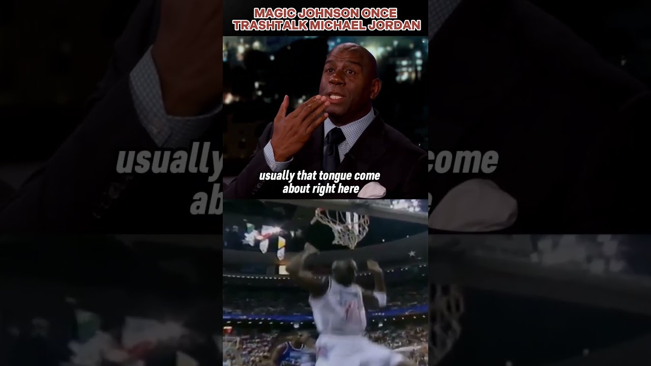 Magic Johnson Once Trash Talked Michael Jordan Shorts Nba Michaeljordan Magicjohnson