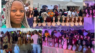 I went to the Biggest WIG MARKET FAIR in Port Harcourt, Nigeria—Priceless Hairs #wigs #wigsforsale #