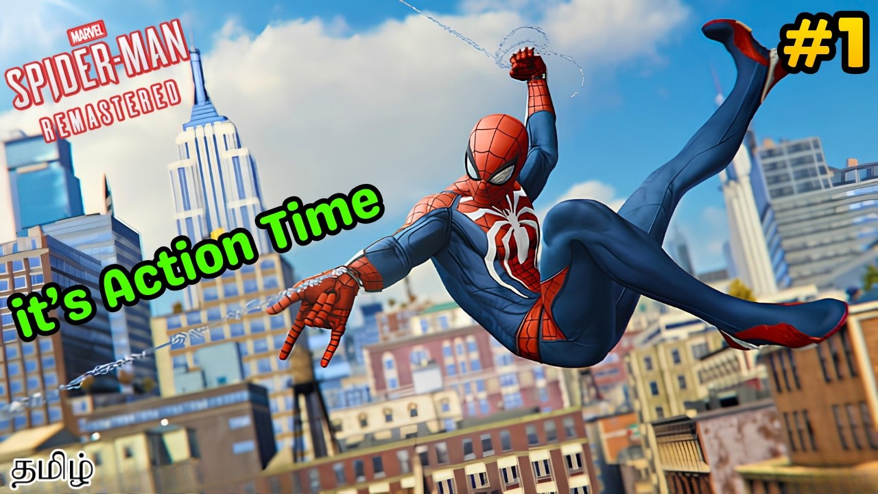 Spiderman PC Gameplay Tamil | Earth Gamer | Part 1