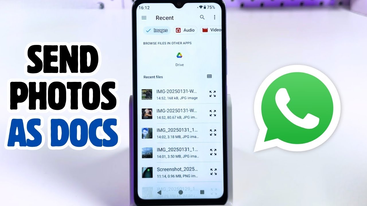 The Simple Trick to Share Photos as Documents on WhatsApp - YouTube
