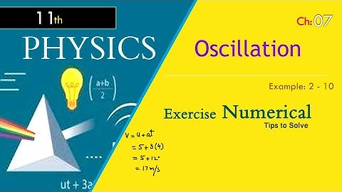 FSc Physics Class 11 Chapter 7  Introduction to Oscillation | First year  [Physics Class 11]