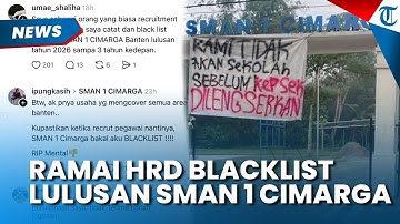 RAMAI HRD Blacklist Lulusan SMAN 1 Cimarga Gegara Bela Siswa Merokok, Sekda Lebak Ungkap Hal Ini