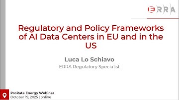 Regulatory and Policy Frameworks of AI Data Centers in EU and US-  10.19.25 PRE Education Meeting