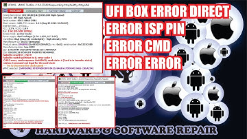 ufi box emmc direct isp error how fix error direct