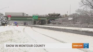Traffic backed up on I-80 West after crash near Danville