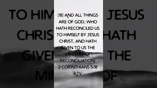 BIBLE AUDIO 2 CORINTHIANS 5:18 || God's Word - Bible Stories #Shorts