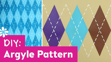 DIY Argyle Print Pattern | Sea Lemon