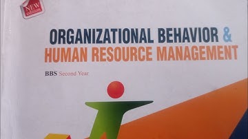 BBS 2nd year( Organizational Behavior)chapter 1 introduction to organizational Behavior
