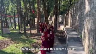 The new kora path at Shugsep Nunnery and Institute