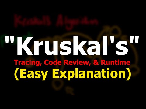 Kruskal's Algorithm (Full-Walkthrough)