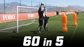 Full Crossing Session w/Todd Hoffard | Goalkeeper Training | 60 in 5