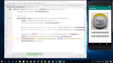 Android Frame & Tween animation app / part3 Frame Animation Coding