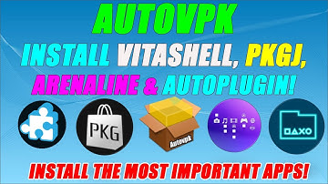 AUTOVPK  INSTALL VITASHELL, PKGJ,  ARENALINE & AUTOPLUGIN! INSTALL THE MOST IMPORTANT APPS!