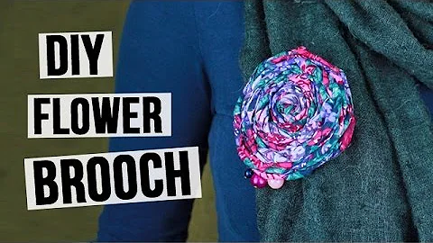 DIY Flower Brooch