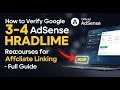 How to verify Google AdSense account readiness for affiliate linking - Full Guide