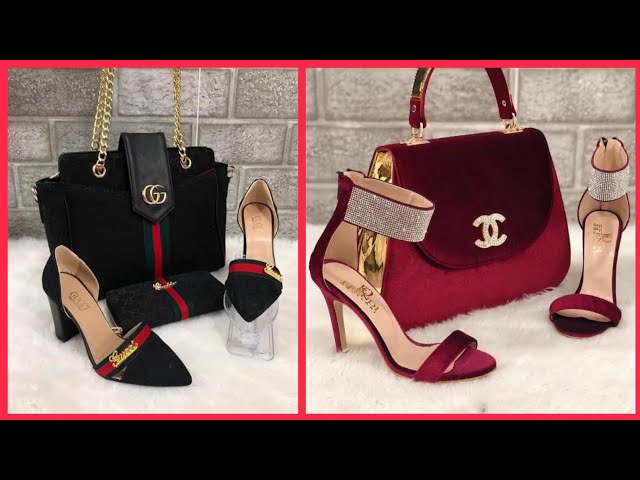Wholesale Women's ladies designer matching shoes and bags In Trendy Styles  