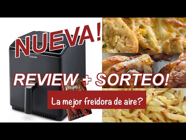 COSORI Freidora de Aire Wifi 6,4 L, Air Fryer con Doble Resistencia, 60+  Recetas de App Creadas por Chef en Español, Freidora sin Aceite con 12  Programas, Blanca, Dual Blaze : 