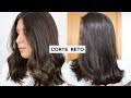 CORTE RETO OU EM U FEITO EM CASA  💇‍♀️ | Por Jéssica Oliveira